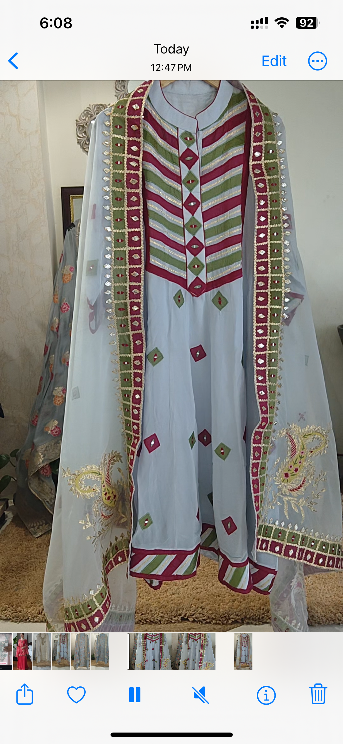 Georgette Anarkali By Atharva Heritage GA001