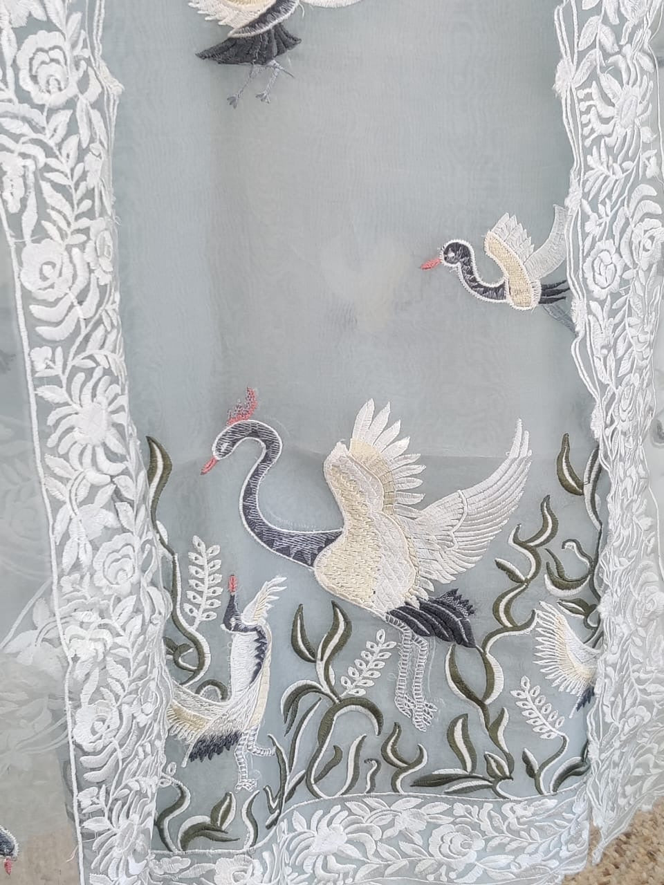 Atharva Heritage SHEER LUXURY PARSI GARA SUIT SHEER0017