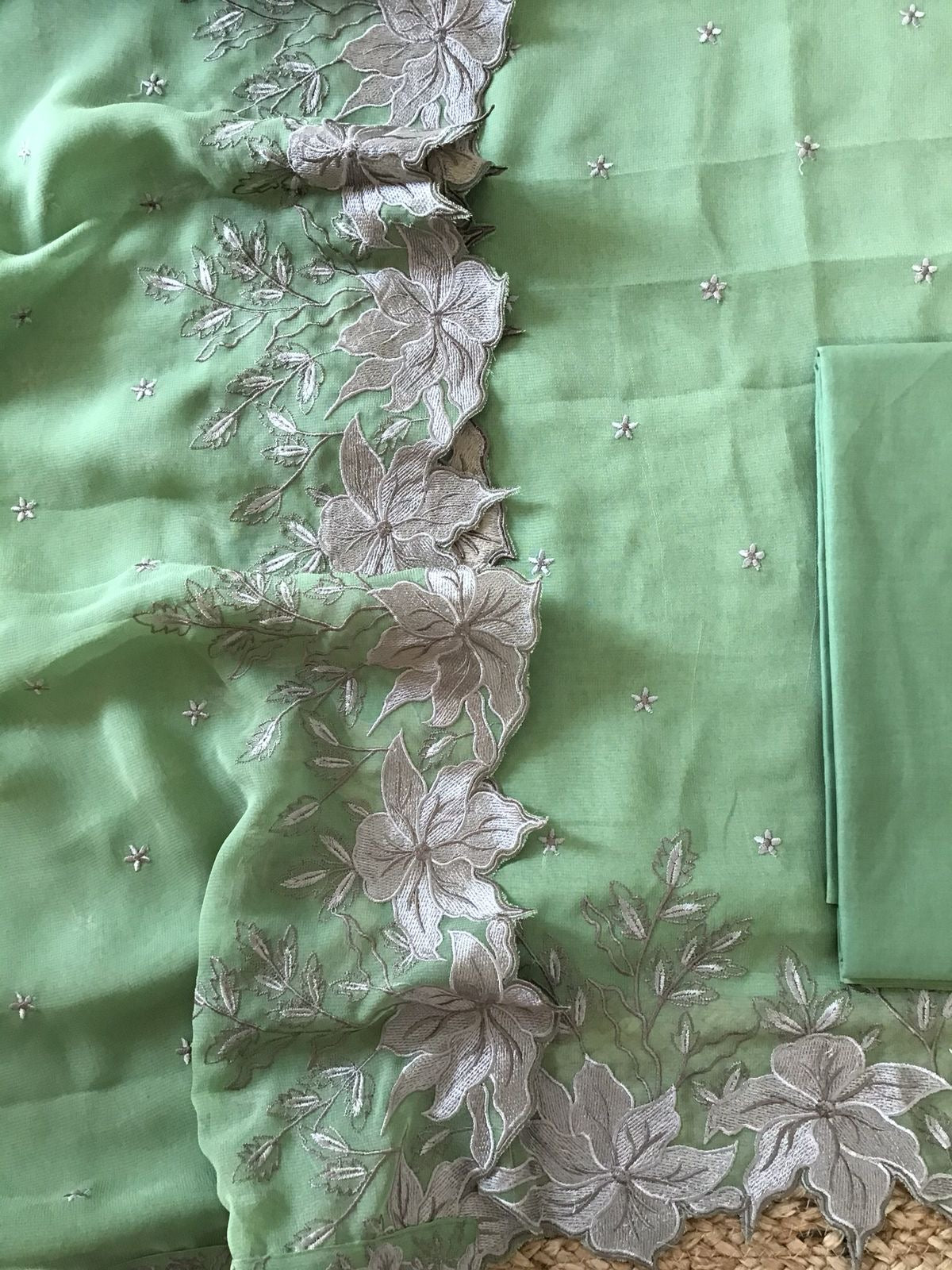Atharva Heritage/ Georgette PARSI GARA SUIT GR009