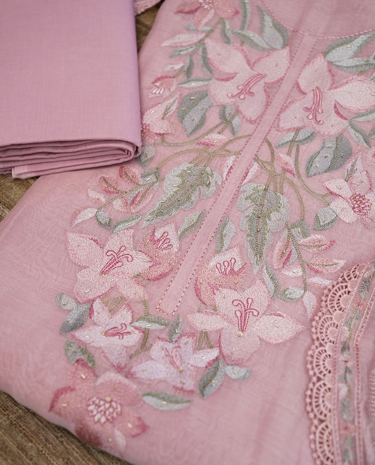 Atharva Hand Gota Embroidered Pure Mul Chanderi Hand woven edits MC70011