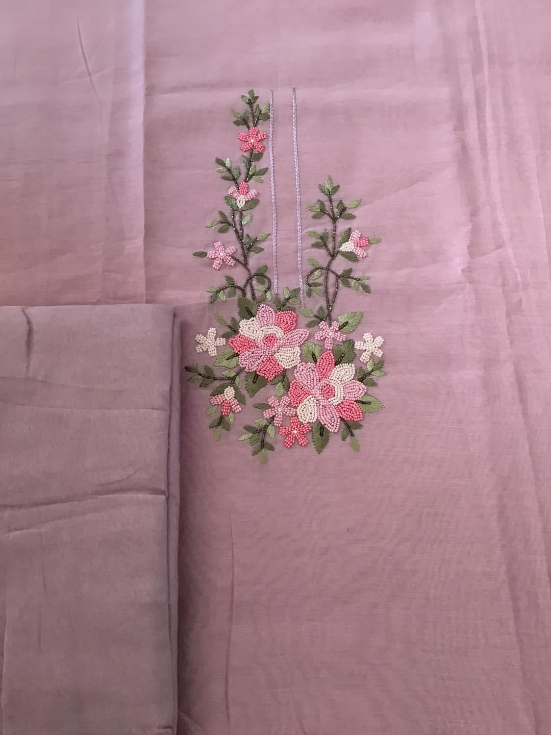 PURE CHANDERI SILK AND ORGANZA EDITS CHO008