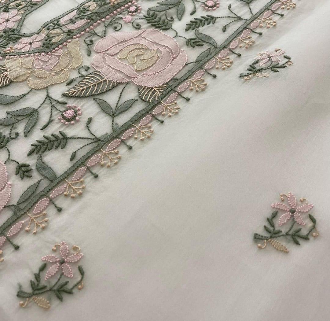 ATHARVA HERITAGE “Nazakat – Silk Organza Chikankari Elegance” Sheer00097