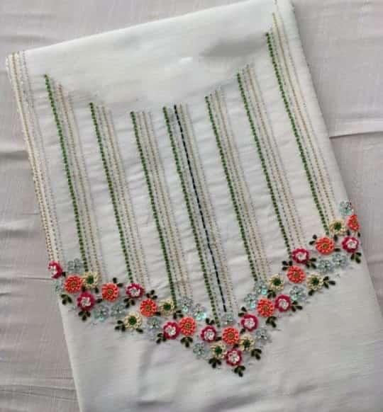 PURE CHANDERI SILK AND ORGANZA EDITS CHO00105(B)