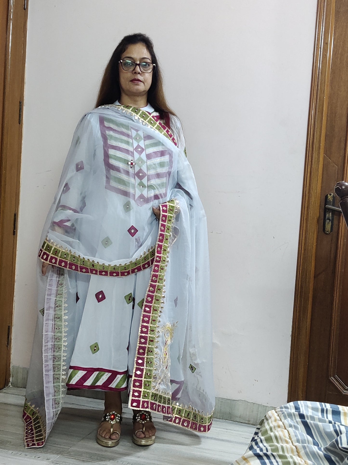 Georgette Anarkali By Atharva Heritage GA001