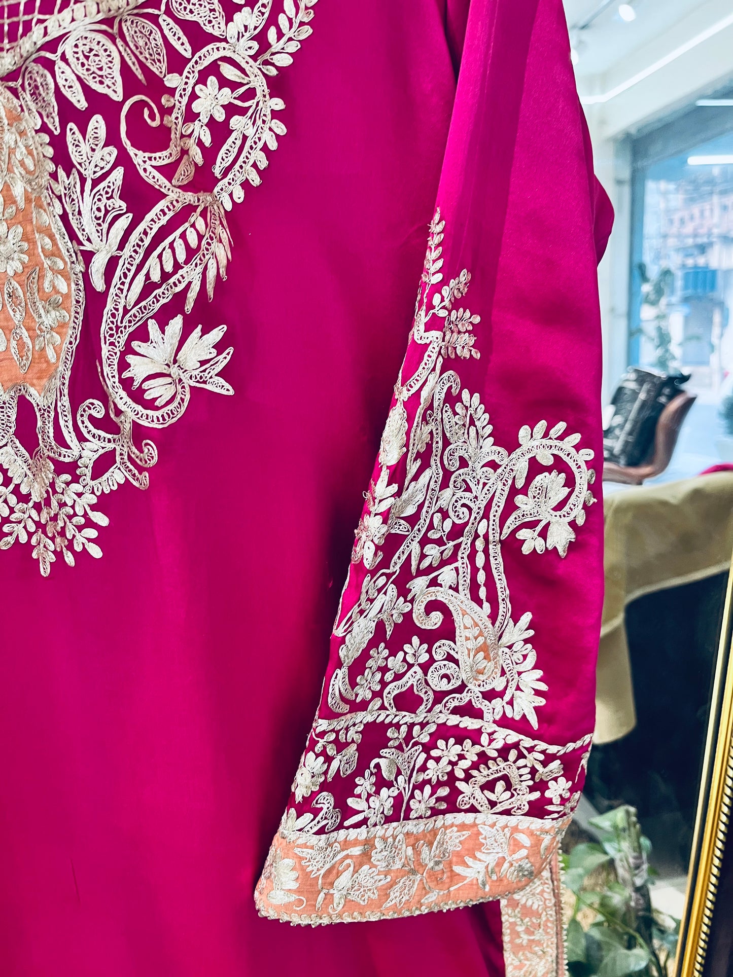 Atharva Heritage Pure Satin silk 80 Grams Pakitsani Suit SS025