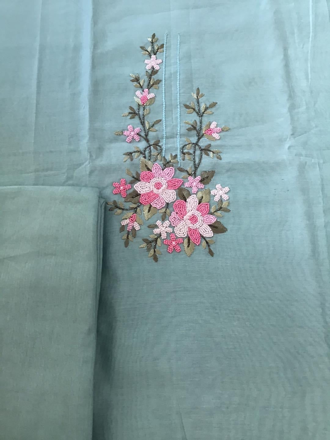 PURE CHANDERI SILK AND ORGANZA EDITS CHO008