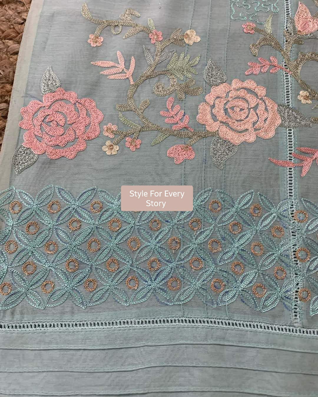 Atharva PURE CHANDER SILK KASHMIRI AARI SUIT CH1902