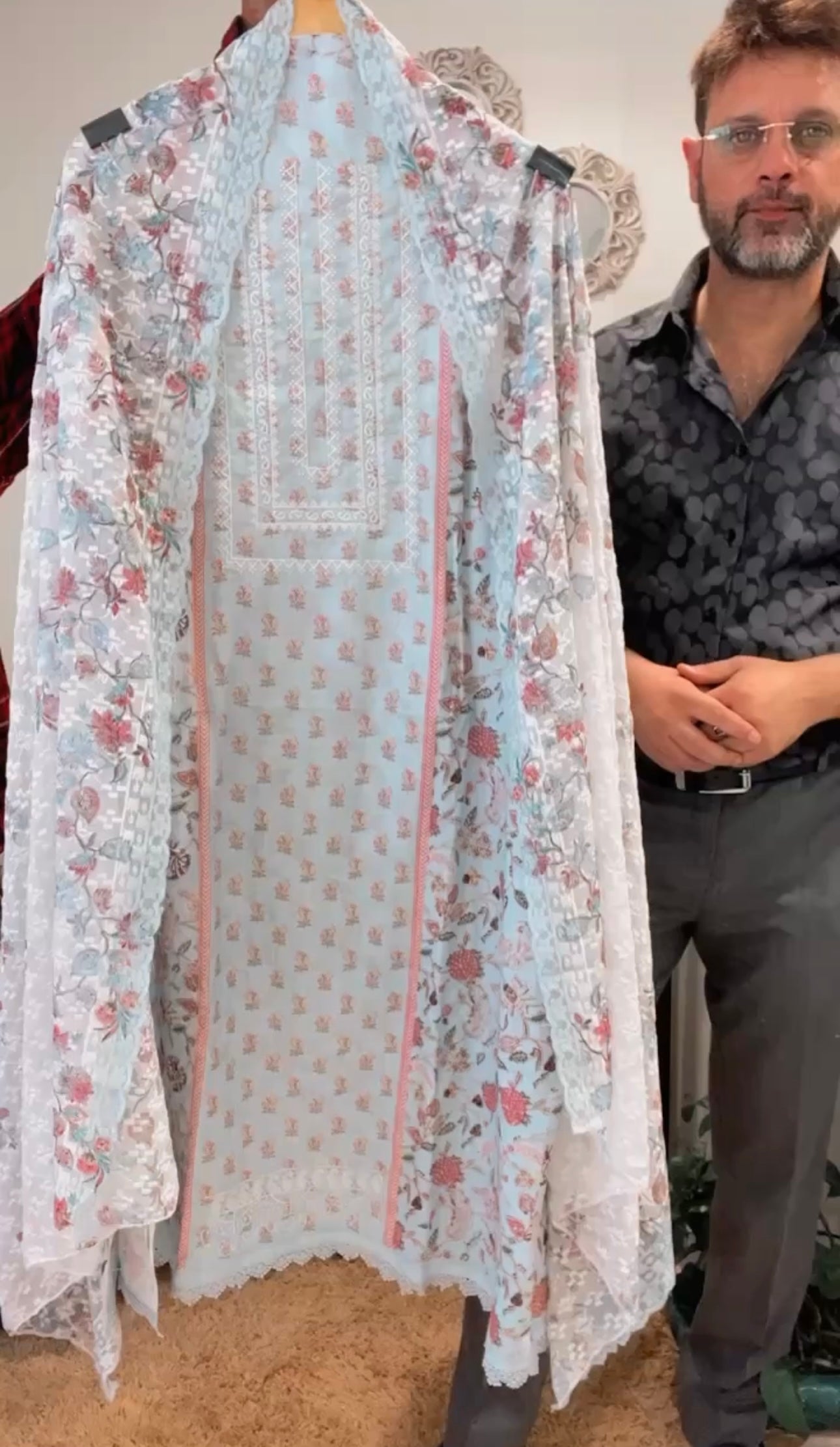 SUMMER VIBES /PURE MUL COTTON COP011 Blue