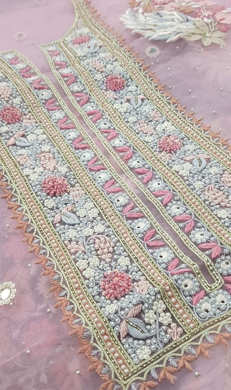Atharva Heritage Sheer Luxury Premium Lucknowi Collection LUCK0103