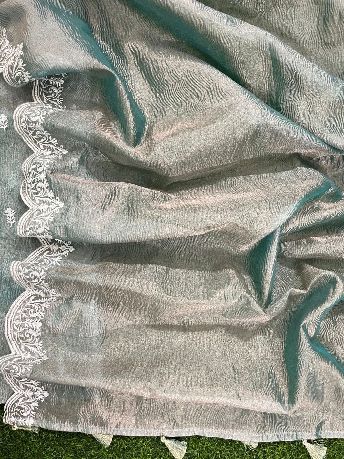 Atharva heritage Trousseau Collection Crush TISSUE SILK SUIT MTC00526