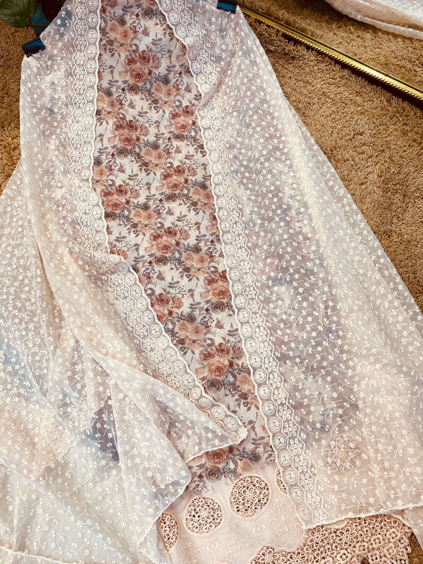 SUMMER VIBES /PURE MUL COTTON COP08 Ivory