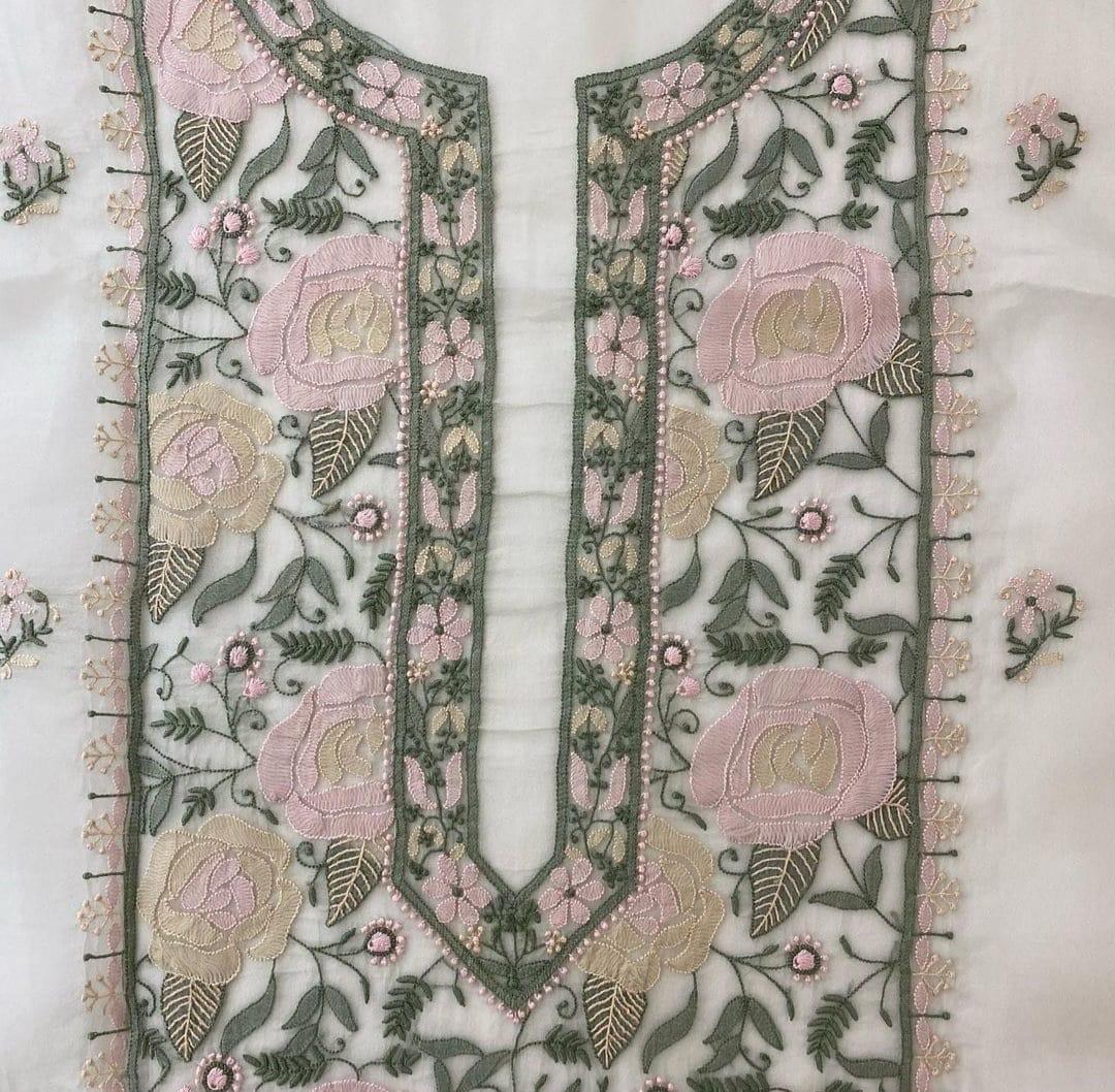 ATHARVA HERITAGE “Nazakat – Silk Organza Chikankari Elegance” Sheer00097