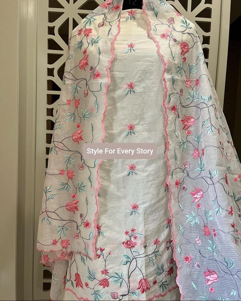 PURE CHANDER SILK PARSI GARA SUIT CH5417 Pink