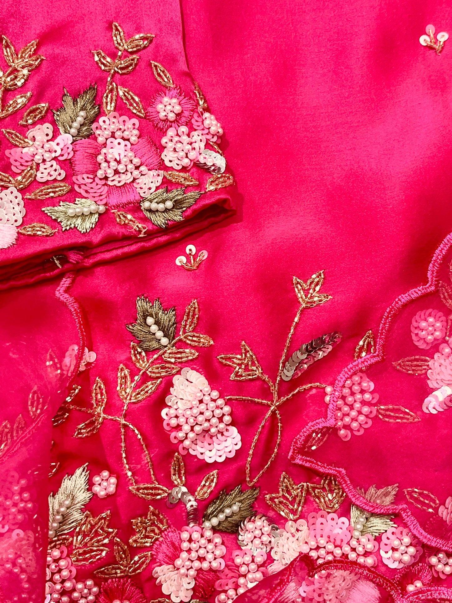 Atharva Heritage Premium Hand-Embroidered Farshi Salwar Suit in Pure Satin Silk PSSF145
