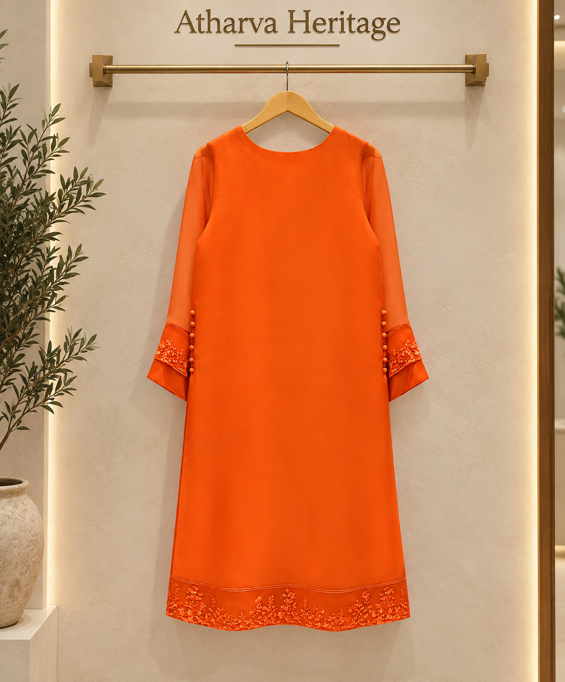 Atharva Heritage Sheer Luxury Ready to Wear Pakistani Suit AH1813-G6