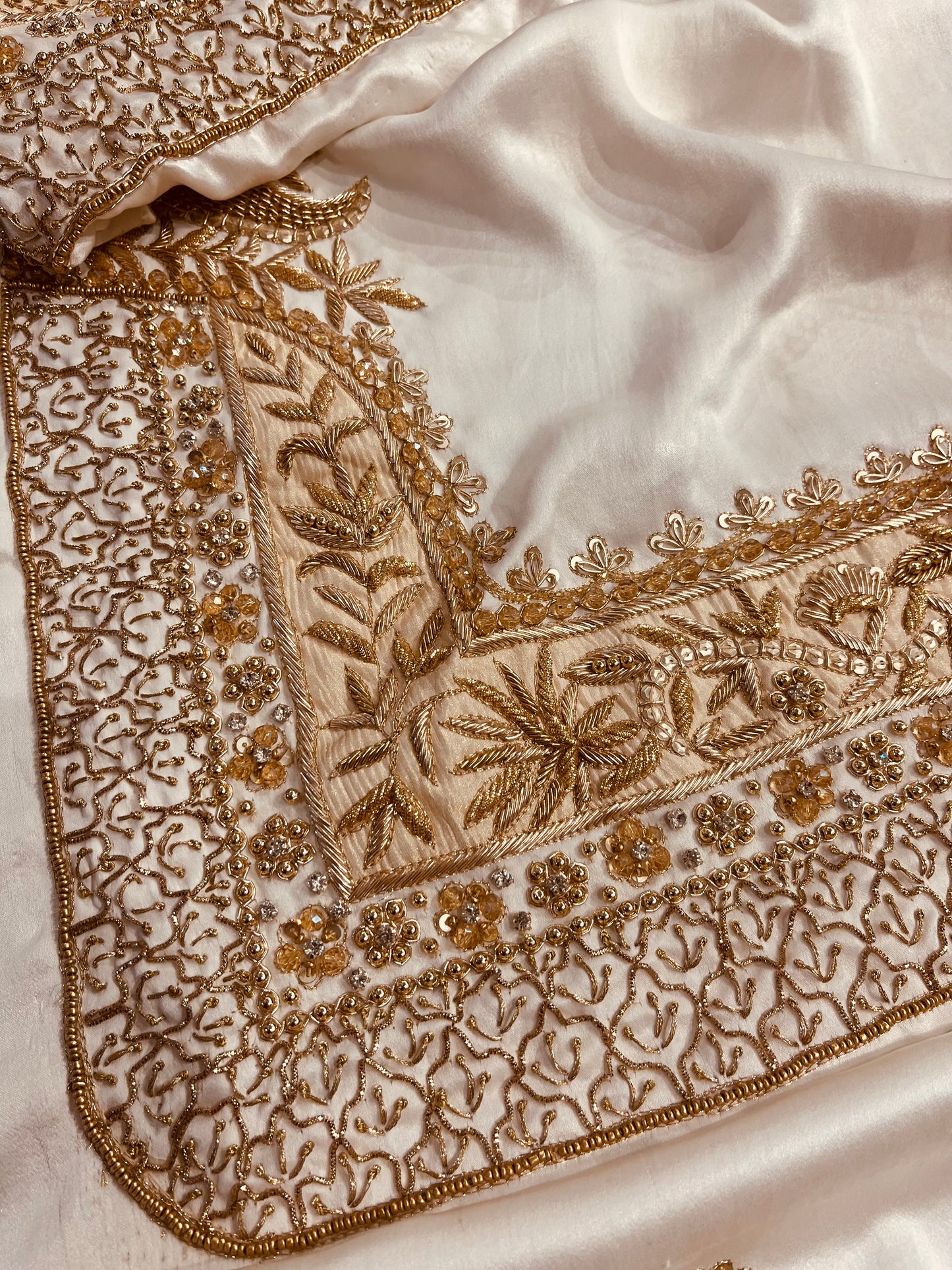 Atharva Heritage ✨Trousseau Collection – Handwoven Pure Silk 80 Grams Zardozi Pakistani Ensemble ✨ PTSTHZ567