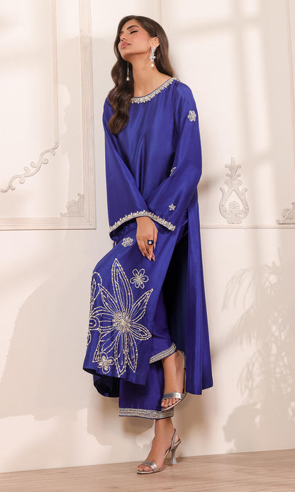 Atharva Heritage Cobalt Crystal Ensemble — A Symphony of Grace and Glamour SCB167