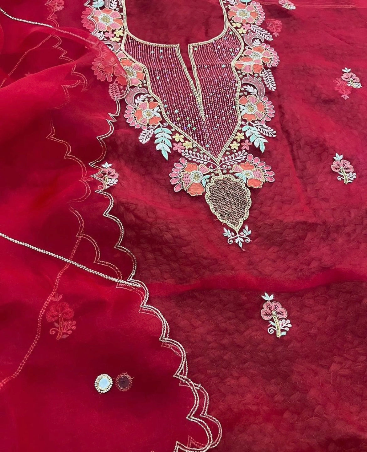 Atharva Heritage Sheer Luxury Premium Lucknowi Collection AHLUC1813