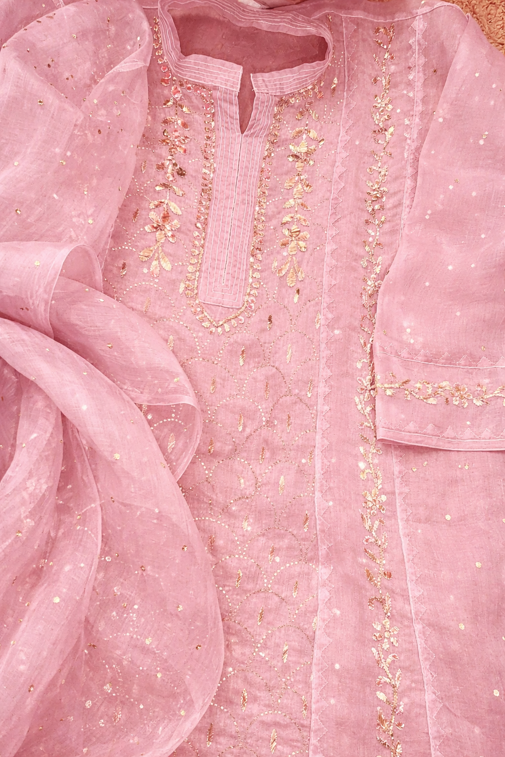 Atharva Heritage Sheer Luxury /Premium Lucknowi Semi Stitched Collection