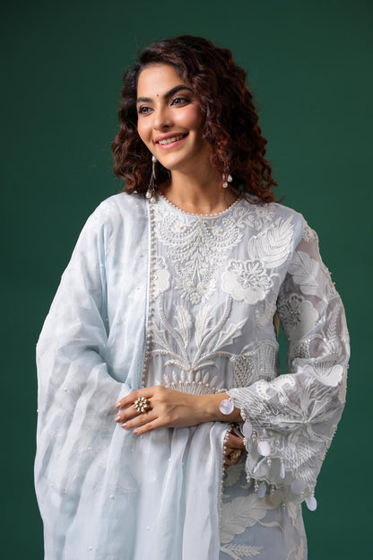 Sheer Luxury Ready to Wear Coord Set With Pants/punjabi  Salwar Sizes S To 7XL  SLP008B