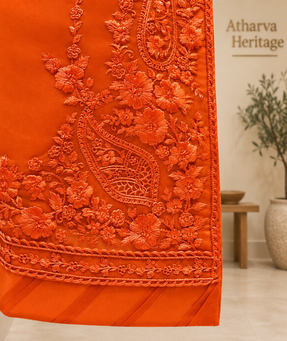Atharva Heritage Sheer Luxury Ready to Wear Pakistani Suit AH1813-G6