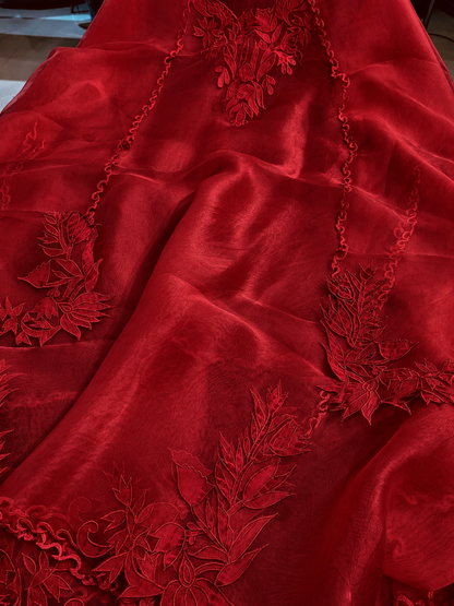 ATHARVA HERITAGE Sheer Luxury Ready to Wear Pakistani Appliqué Suit SLP0507