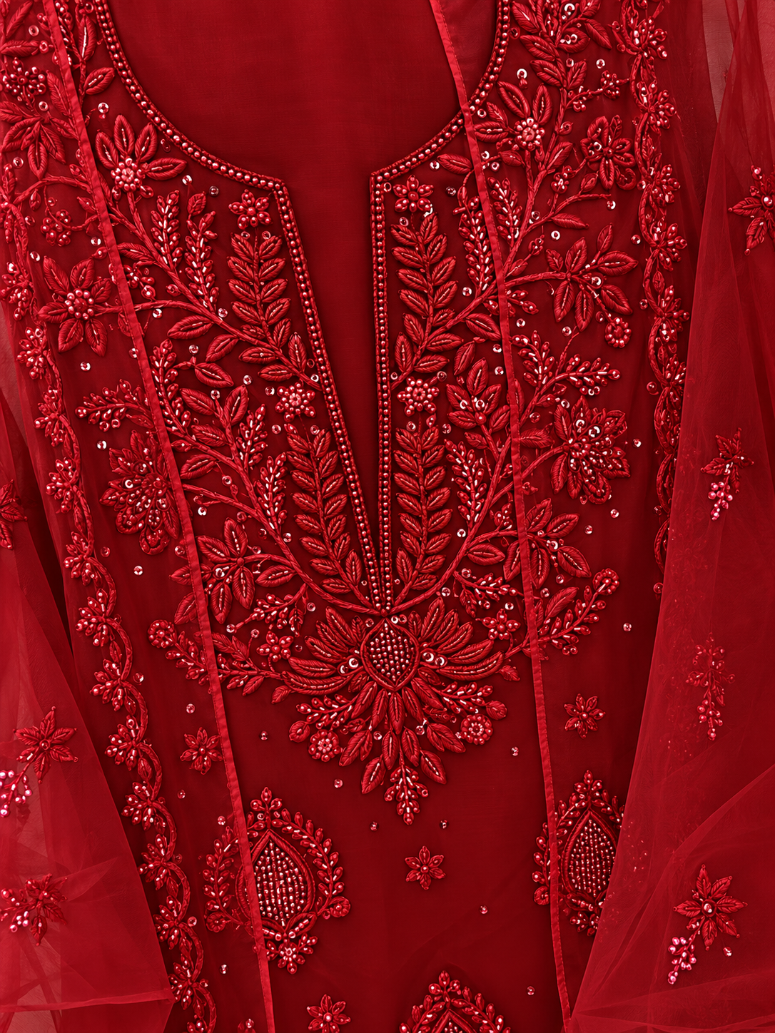 Atharva Heritage Sheer Luxury Premium Lucknowi Collection LUCK0102