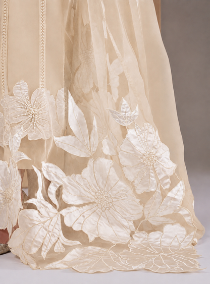 ATHARVA HERITAGE Sheer Luxury Ready to Wear Pakistani Appliqué Suit SLP05055