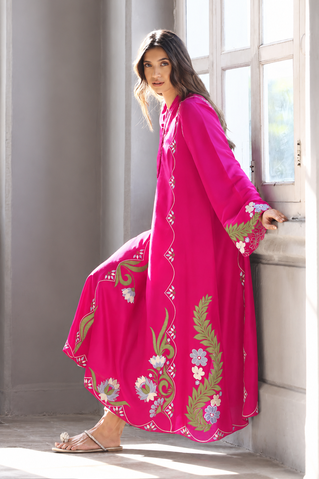 Atharva Heritage Elegant Pure Raw Silk (80g) Pakistani Co-ord Set – Kurta & Pants Complimentary Dupatta RWS801