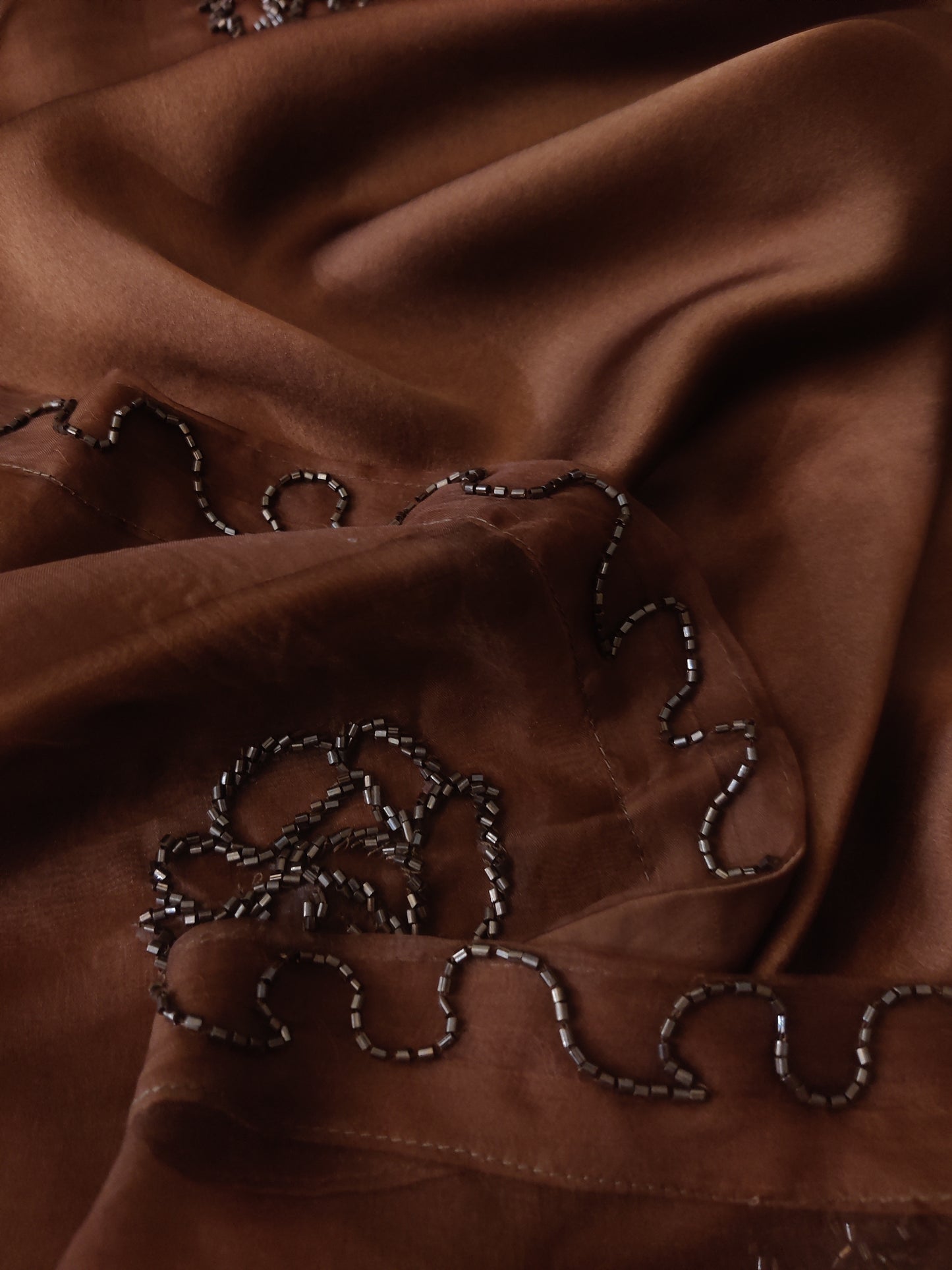 Atharva Luxe – Pure Silk Luxury Kurta Set with Handcrafted Ghera Sleeves & Organza Dupatta PSH0068B