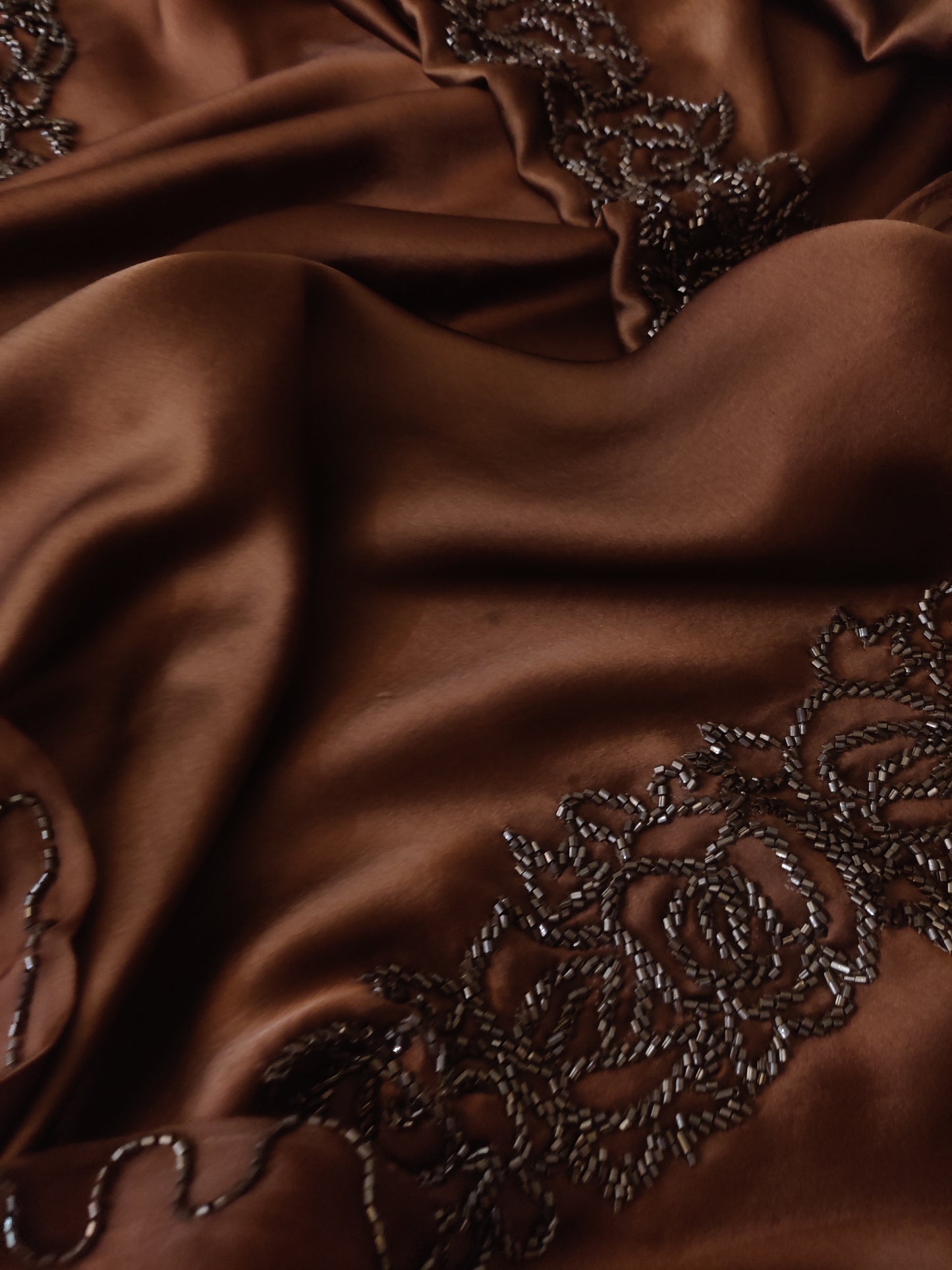 Atharva Luxe – Pure Silk Luxury Kurta Set with Handcrafted Ghera Sleeves & Organza Dupatta PSH0068B