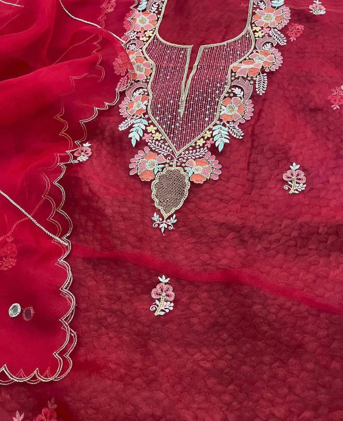 Atharva Heritage Sheer Luxury Premium Lucknowi Collection AHLUC1813