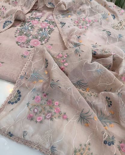 PURE MUL CHANDERI PARSI GARA SUIT MCH0072