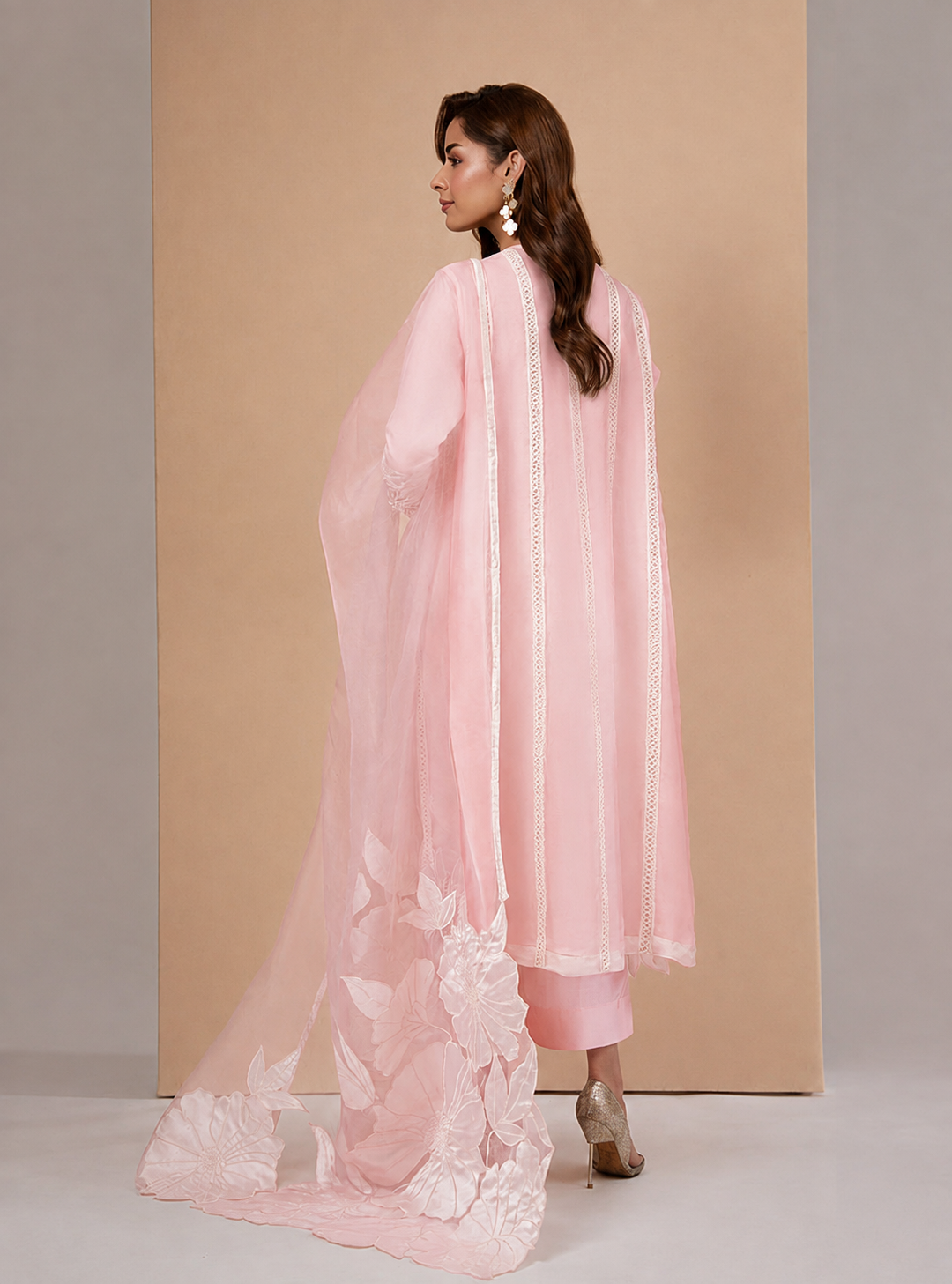 ATHARVA HERITAGE Sheer Luxury Ready to Wear Pakistani Appliqué Suit SLP05055