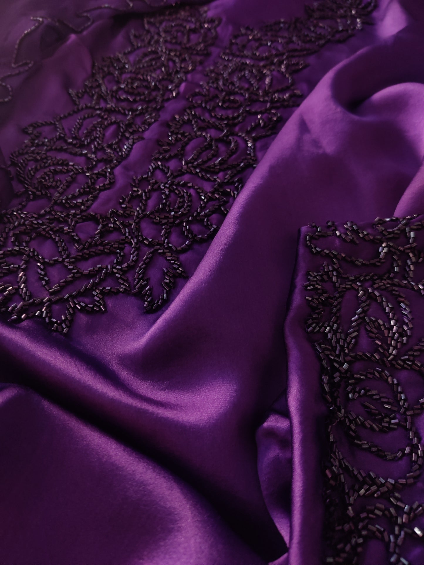 Atharva Luxe – Pure Silk Luxury Kurta Set with Handcrafted Ghera Sleeves & Organza Dupatta PSH0068P