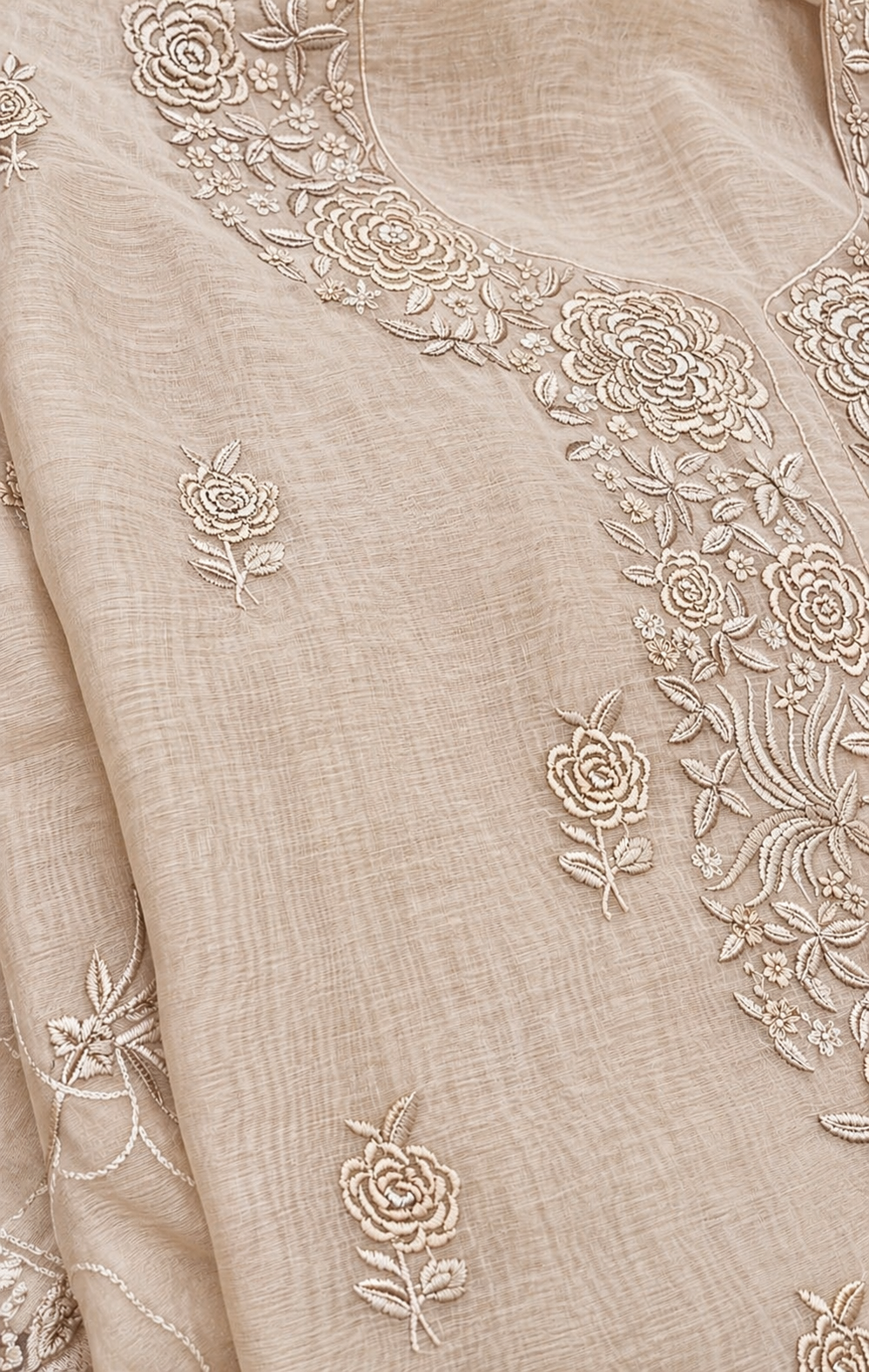 ATHARVA HERITAGE PURE MUL CHANDERI PARSI GARA SUIT MCH0072P