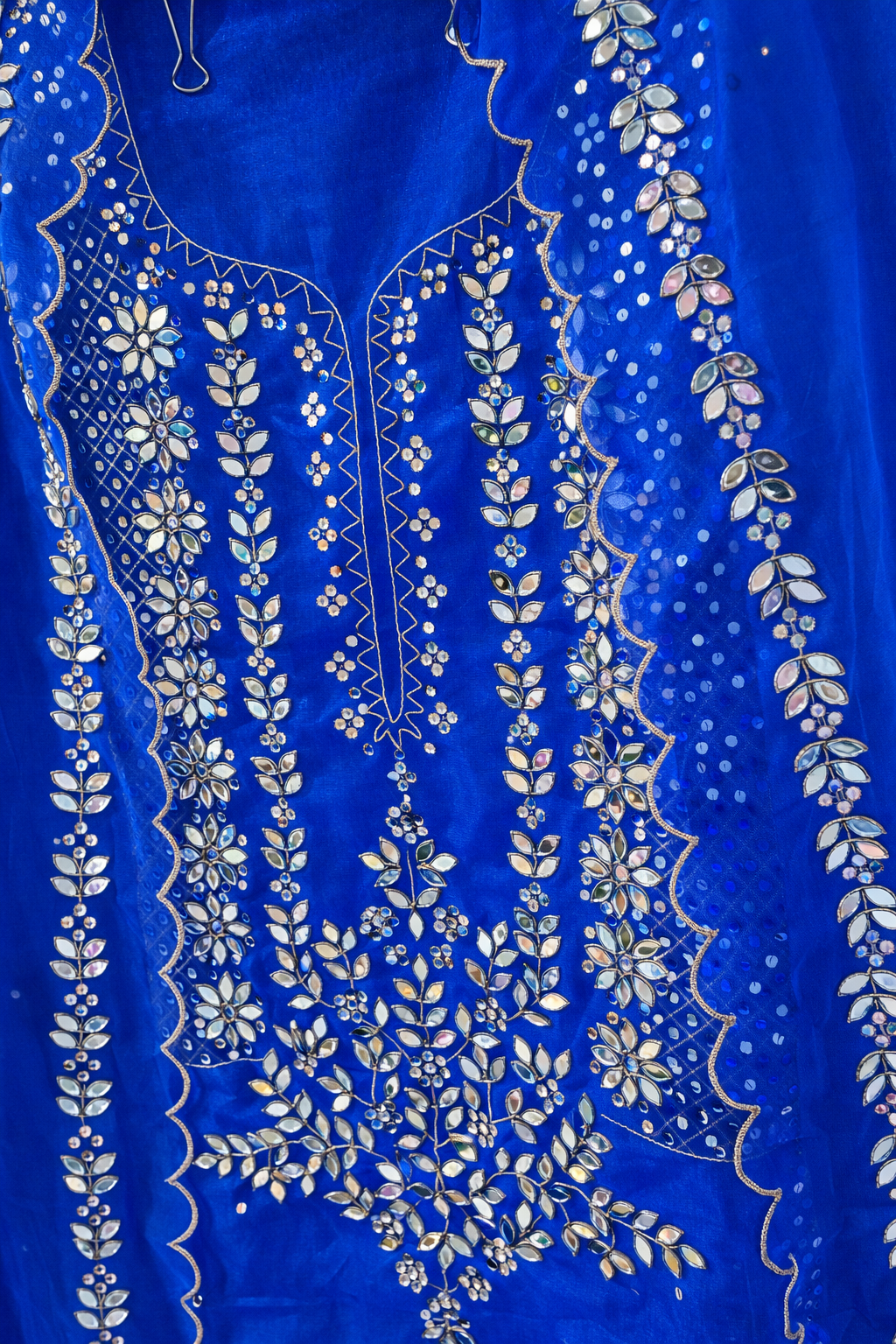 ATHARVA HERITAGE SHEER LUXURY HAND MIRROR EMBROIDERY SUIT SHEER0027G