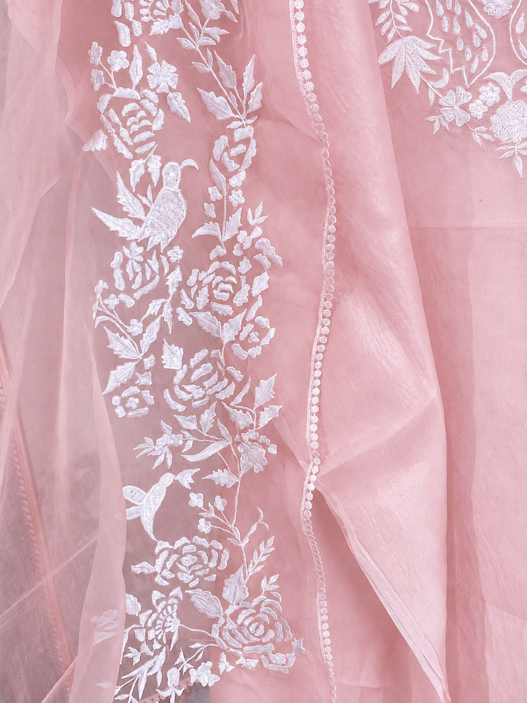 ATHARVA HERITAGE Sheer Luxury Pure Silk Organza Parsi Gara Pakistani unstitched Suit PSOPG167