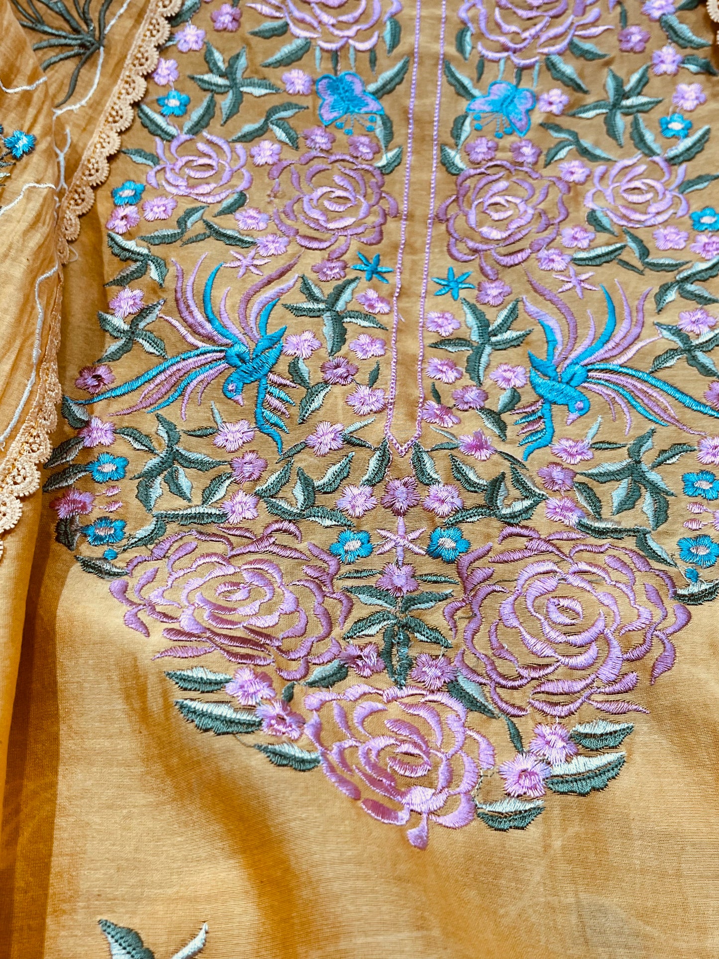ATHARVA HERITAGE PURE MUL CHANDERI PARSI GARA SUIT MCH0072MY