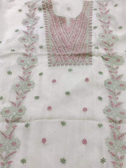 ATHARVA HERITAGE “Ombre Nazakat – Silk Organza Chikankari Elegance” Sheer00095