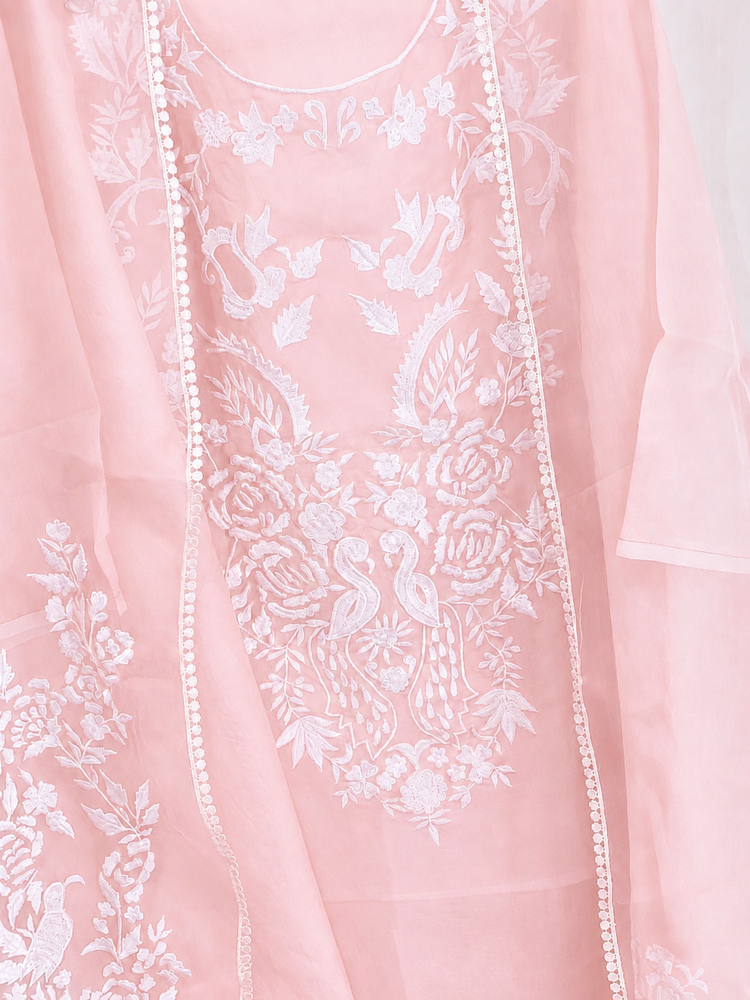 ATHARVA HERITAGE Sheer Luxury Pure Silk Organza Parsi Gara Pakistani unstitched Suit PSOPG167