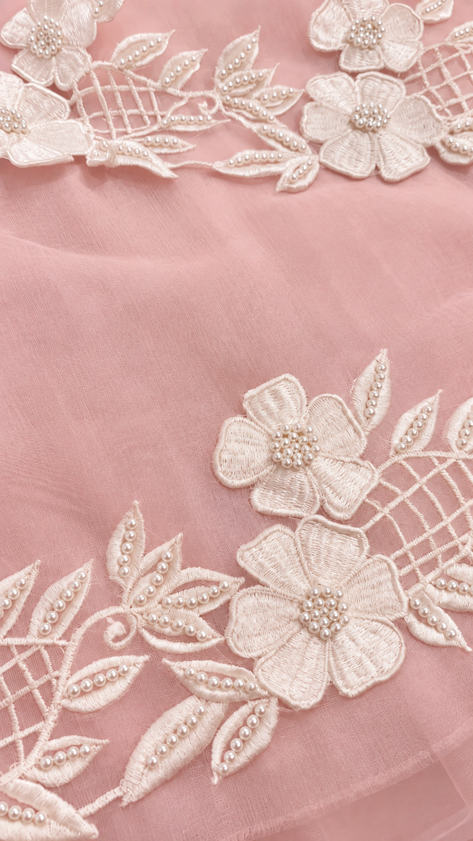 Atharva Heritage Pure Organza Silk Pakistani Suit with Pearl Parsi Embroidery AH181331176