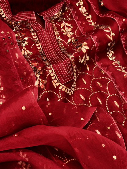 Atharva Heritage Sheer Luxury /Premium Lucknowi Semi Stitched Collection SHEER00079