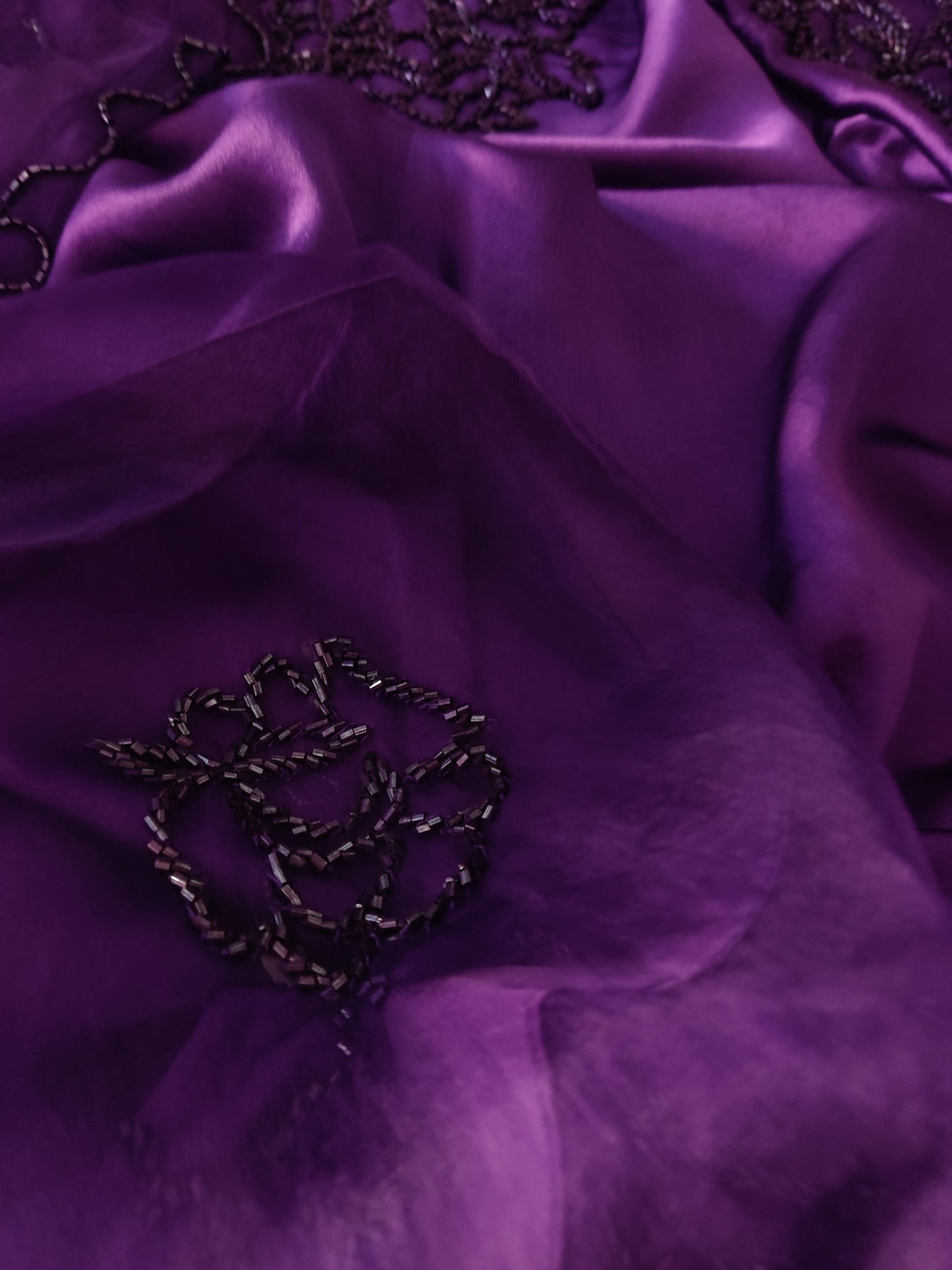 Atharva Luxe – Pure Silk Luxury Kurta Set with Handcrafted Ghera Sleeves & Organza Dupatta PSH0068P