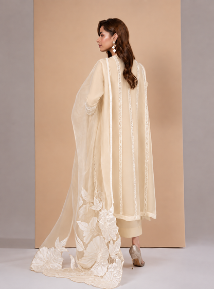 ATHARVA HERITAGE Sheer Luxury Ready to Wear Pakistani Appliqué Suit SLP05055