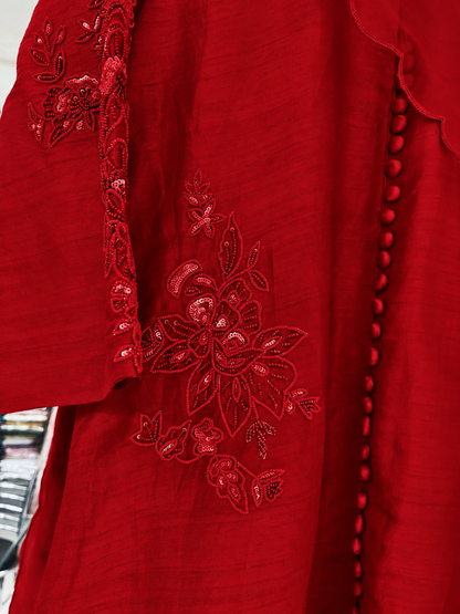 Atharva Heritage Premium Raw Silk  Ready to Wear Pakistani Suit RSP0021