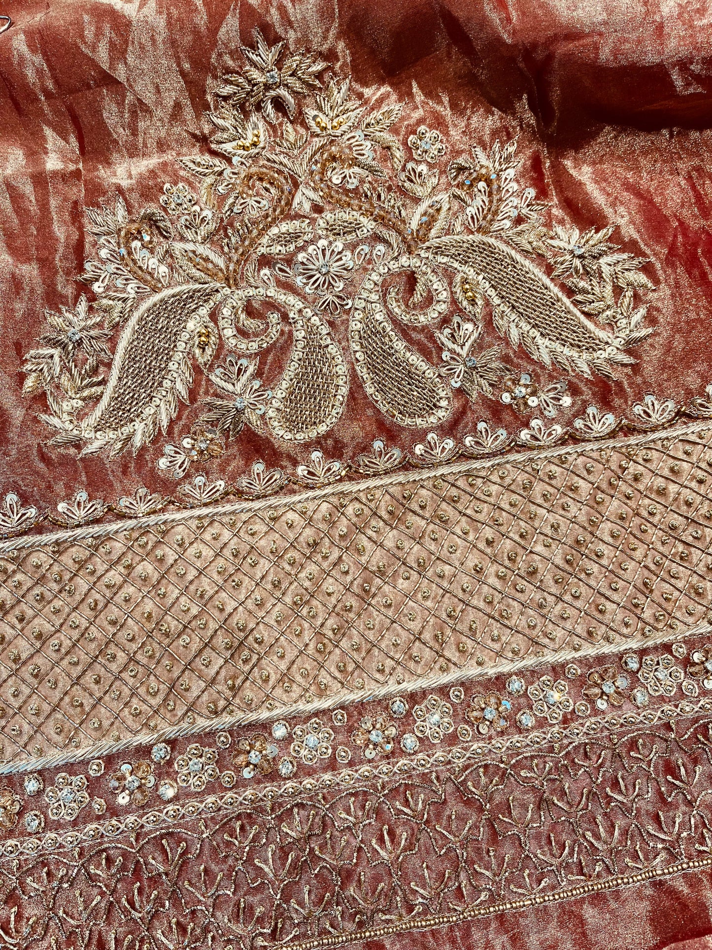 Atharva Heritage ✨Trousseau Collection – Handwoven Tissue Silk Zardozi Ensemble Co-Ord Set  ✨