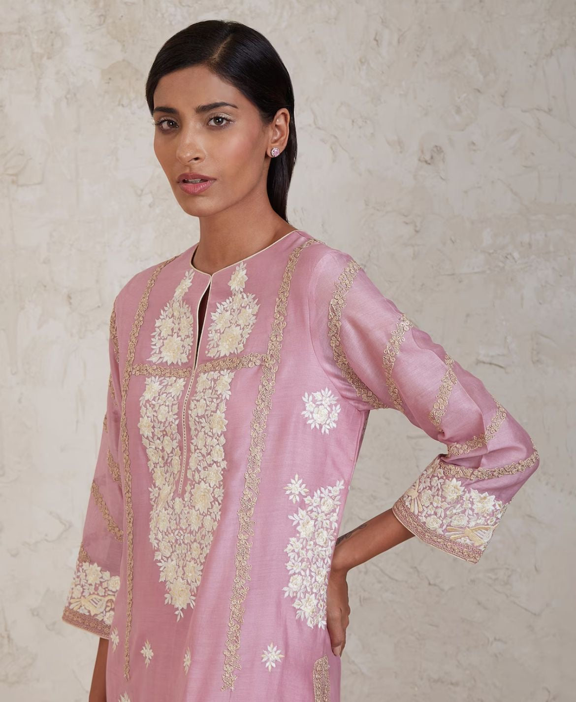 Luxury Pure Chanderi designer A-Line Outsfit CH5992