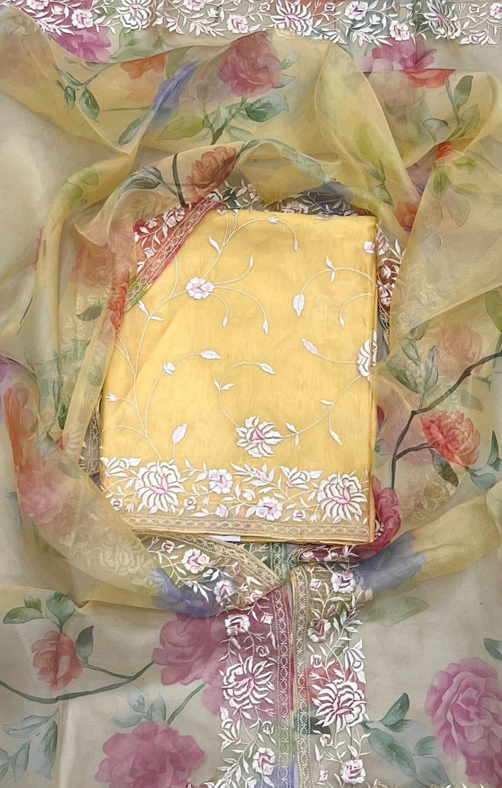 SHEER LUXURY PARSI GARA SUIT WITH DIGITAL PRINTED DUPATTA SHEER00991