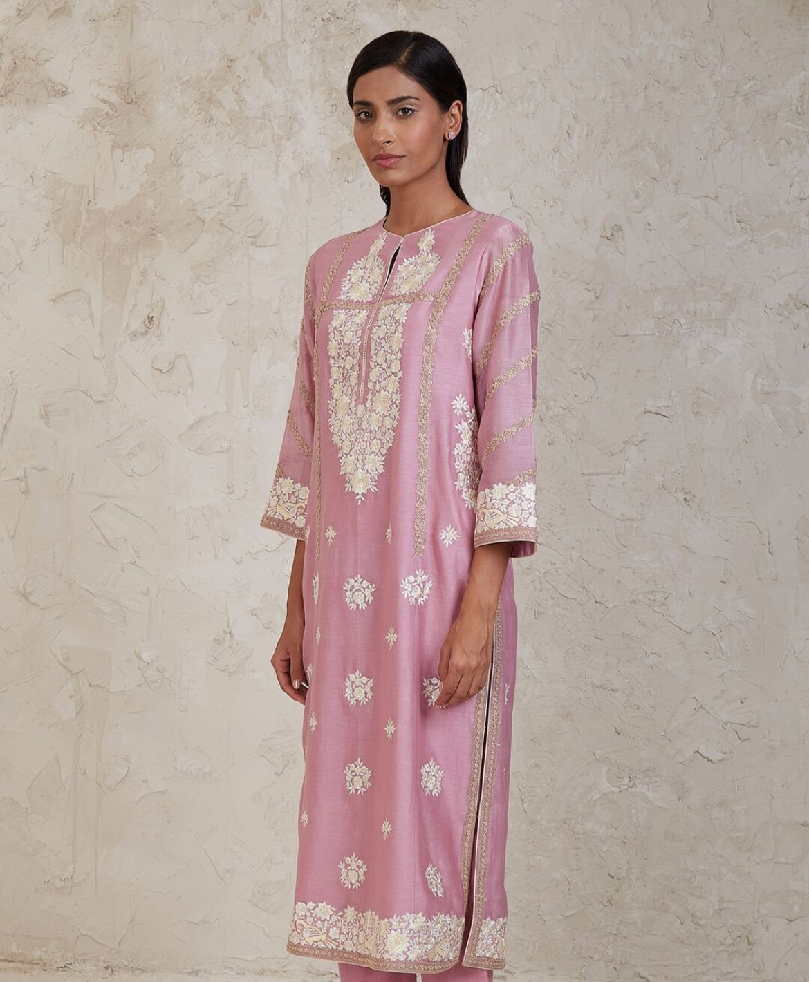 Luxury Pure Chanderi designer A-Line Outsfit CH5992